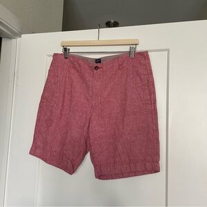J. Crew Cramercy Red/Pink Shorts